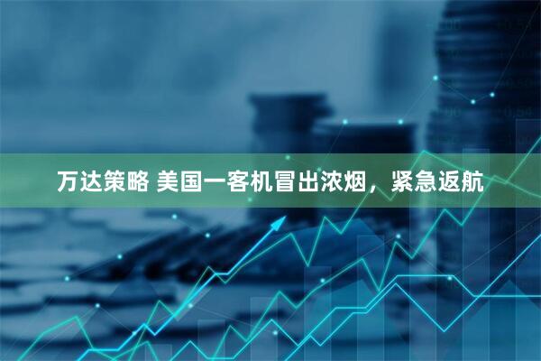 万达策略 美国一客机冒出浓烟，紧急返航